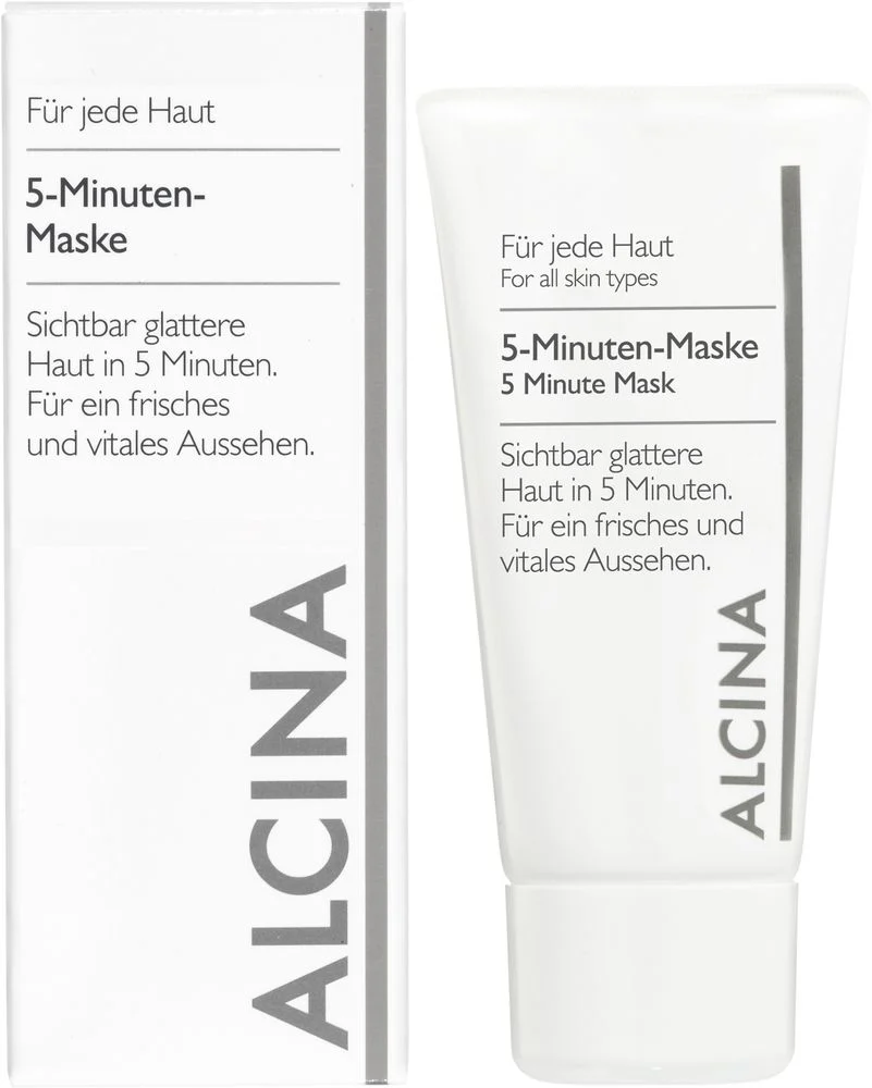 Alcina Geschenkset Clean & Glow – Reinigungsschaum 150 ml + 5-Minuten-Maske 50 ml + Tasche - Image 3