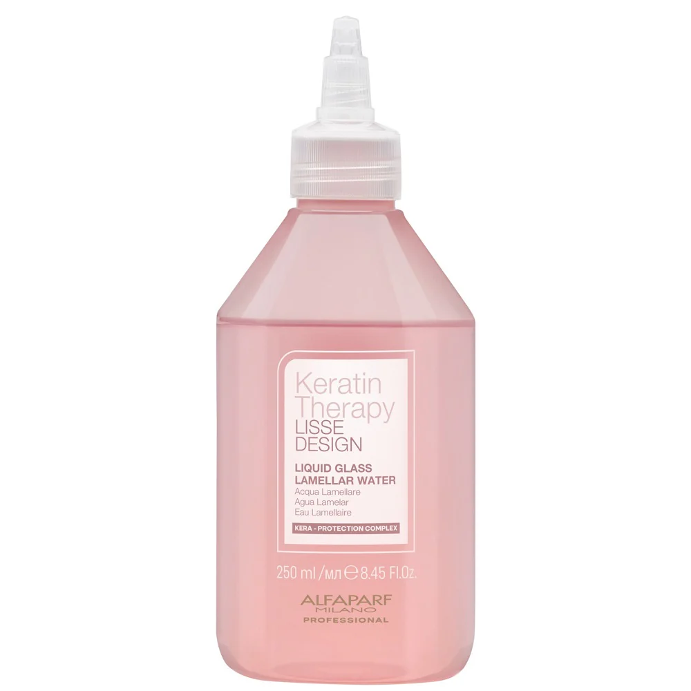Alfaparf Milano Keratin Therapy GLASS HAIR Geschenkset - Shampoo 250ml + Liquid Glass 250ml + Bürste - Image 4
