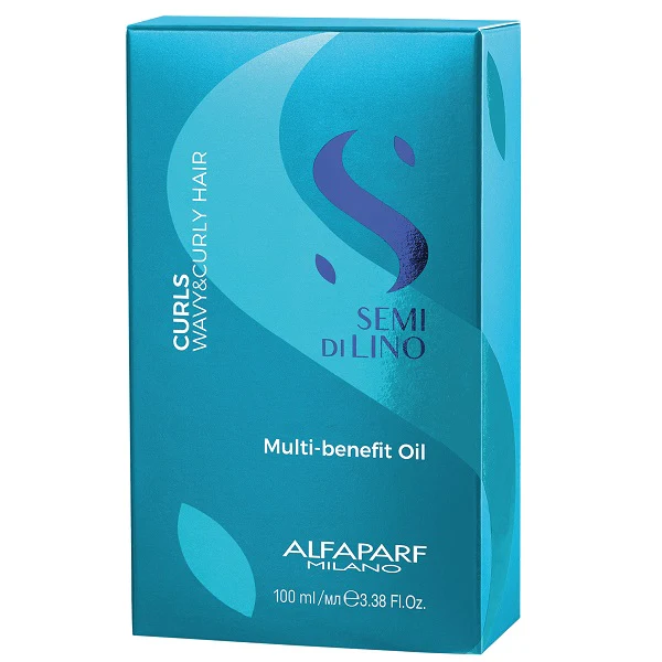 Alfaparf Milano Semi Di Lino Curls Multi-Benefit Oil 100 ml - Image 2