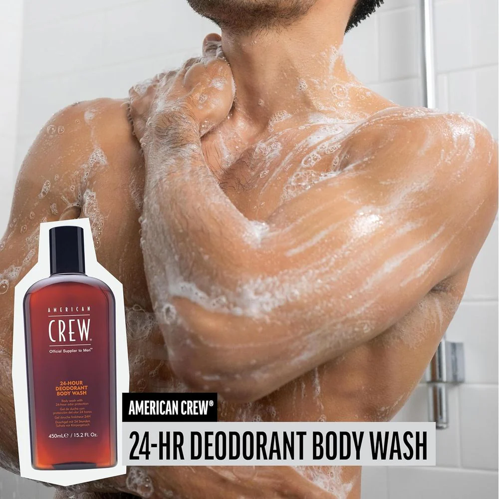 American Crew 24 Hour Deodorant Body Wash 450ml - Image 4