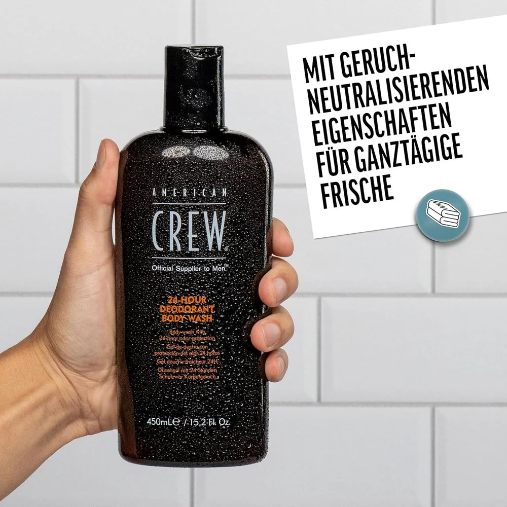 American Crew 24 Hour Deodorant Body Wash 450ml - Image 6