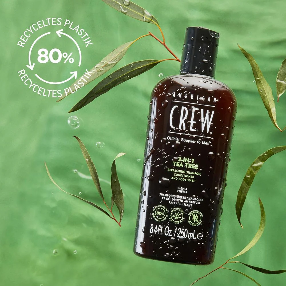 American Crew 3-in-1 Tea Tree 250ml - Image 6