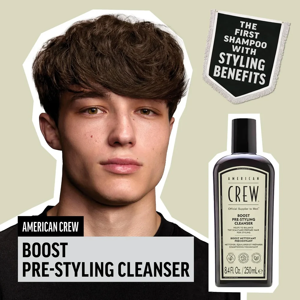 American Crew Boost Pre-Styling Shampoo 250ml - Image 3
