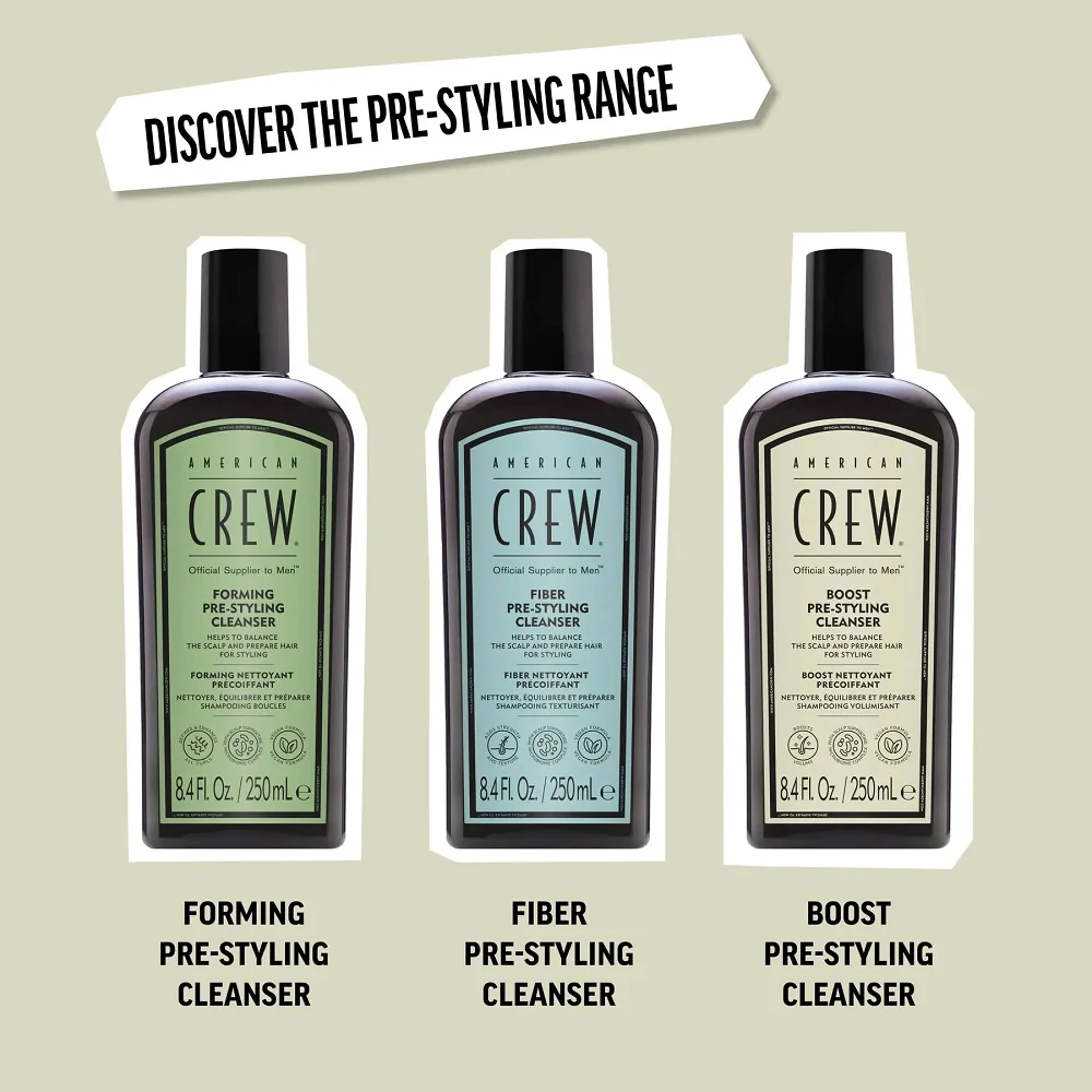 American Crew Boost Pre-Styling Shampoo 250ml - Image 5