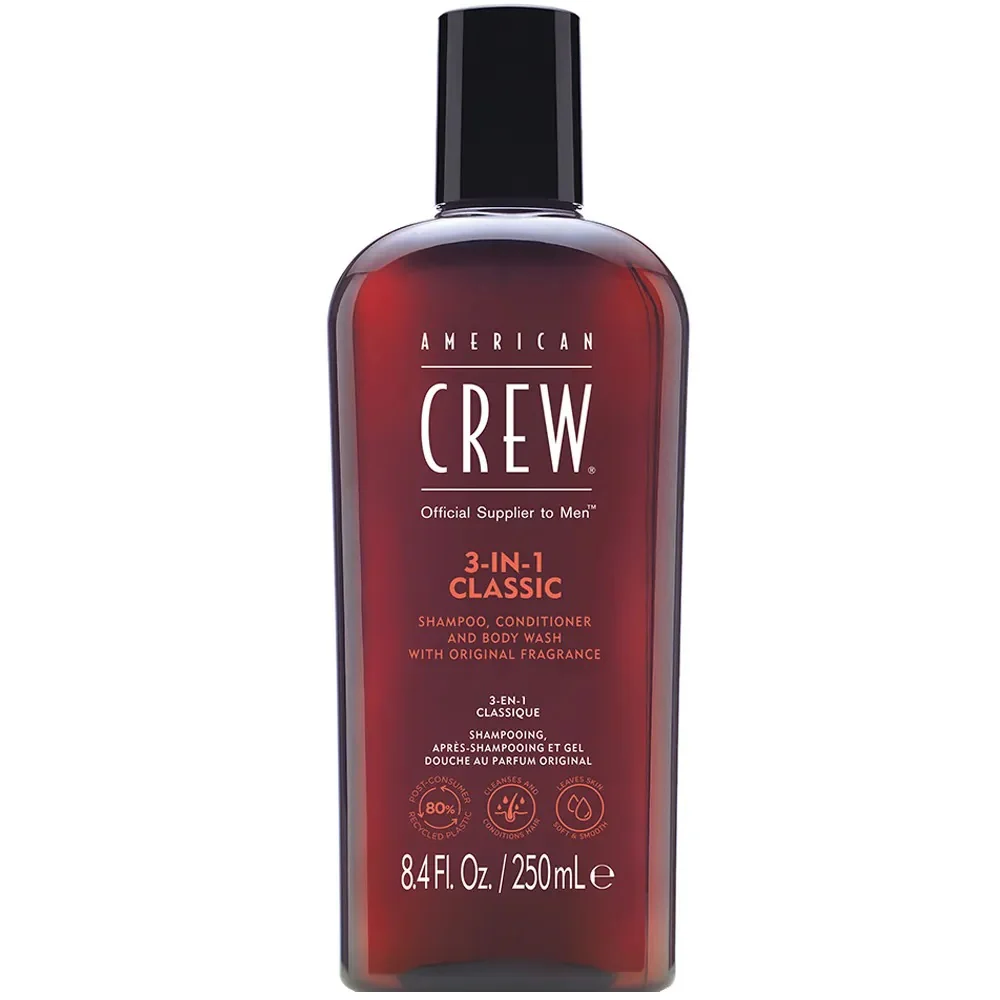 American Crew Geschenkset - 3 in 1 Classic Shampoo 250ml + Pomade 50g - Image 4