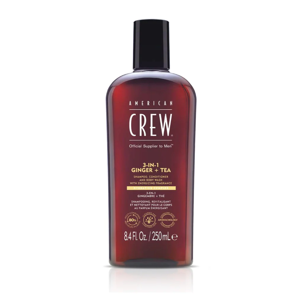 American Crew Ginger & Tea Energizing 3-in-1 Shampoo 250ml