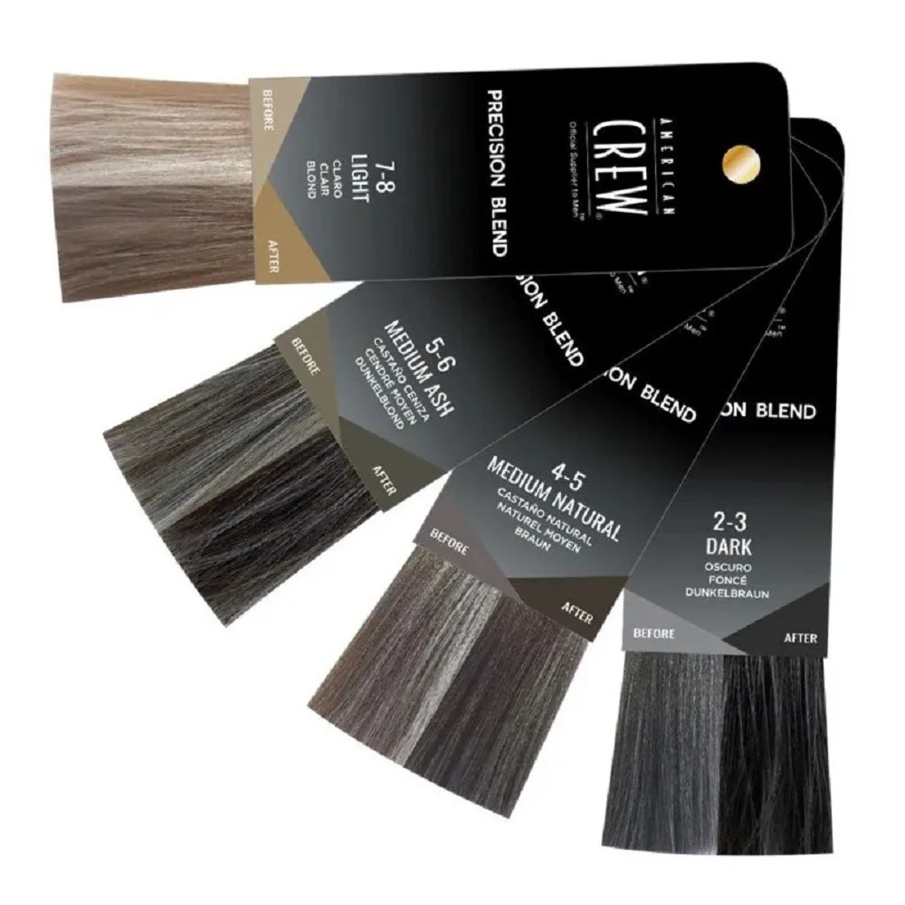 American Crew PRECISION BLEND 4/5 MEDIUM NATURAL 3X40ml - Image 2