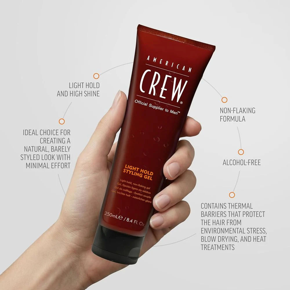 American Crew Style Light Hold Styling Gel 250ml - Image 3