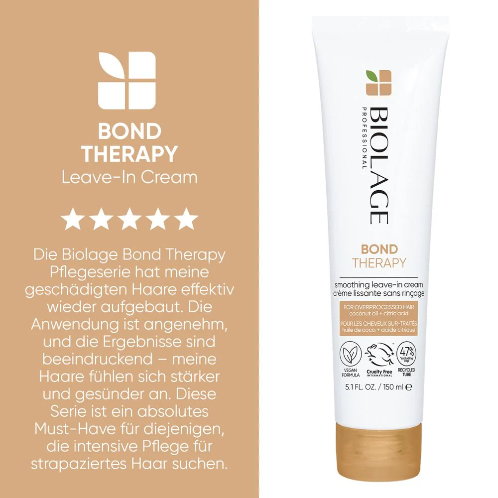 Biolage Bond Therapy XMAS Coffret - Shampoo 250 ml + Conditioner 200 ml + Leave-In Cream 150 ml - Image 5