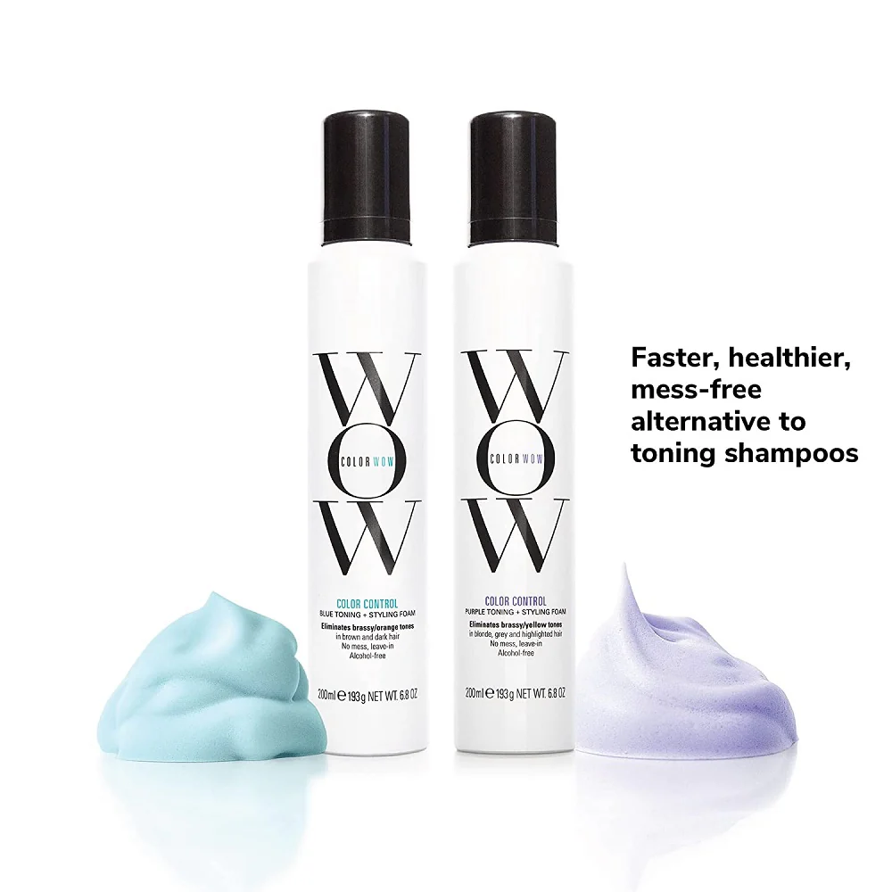Color Wow Color Control Purple Toning and Styling Foam 200ml - Image 2