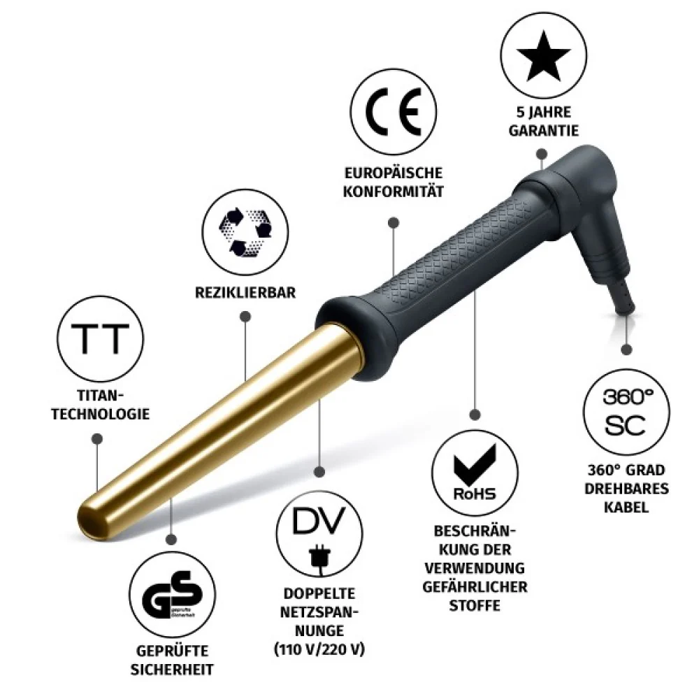 Golden Curl The Gold Curler - Lockenstab - Image 5