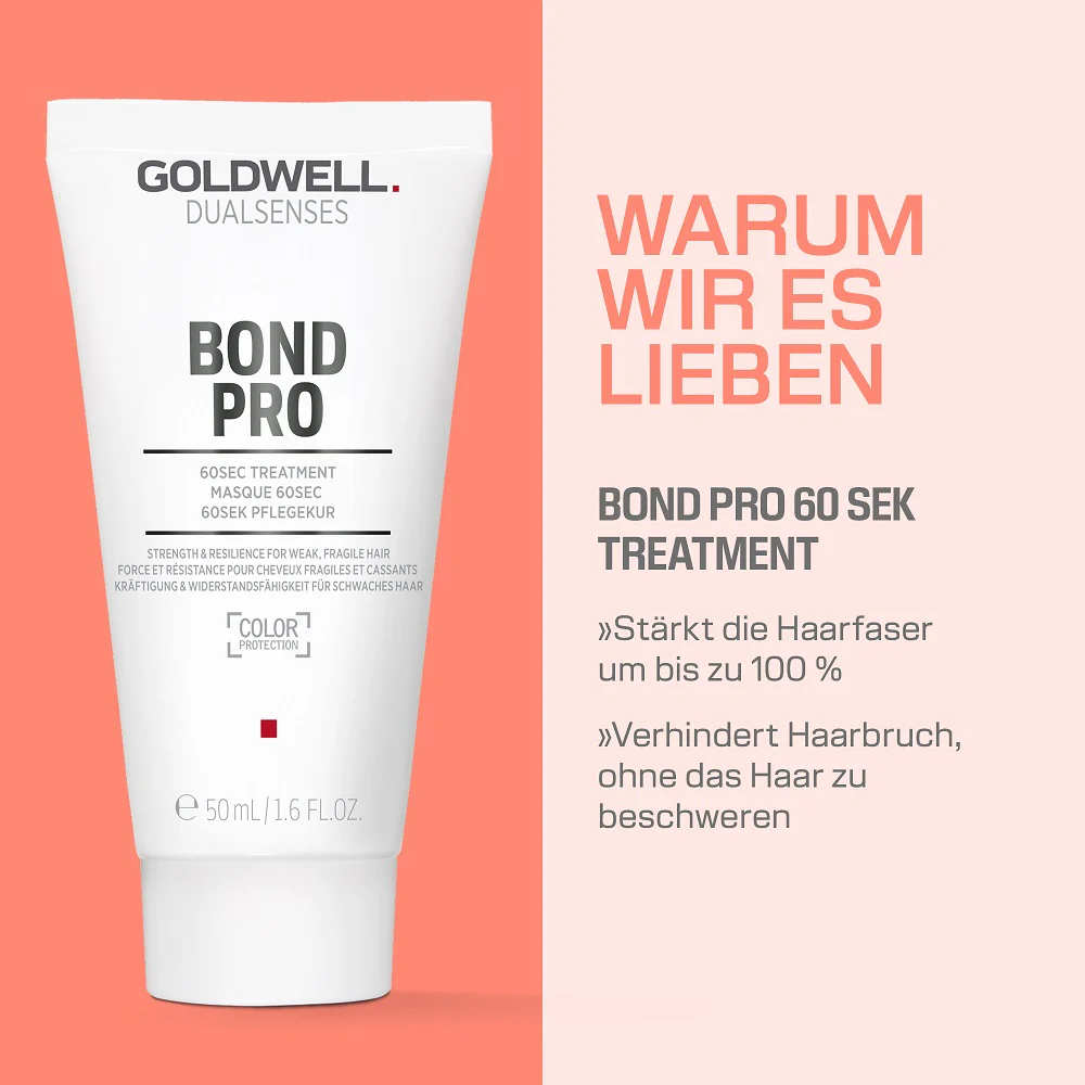 Goldwell Dualsenses Bond Pro Sommer Set - Shampoo 100 ml + Treatment 50 ml + Repair- & Structure Spray 30 ml - Image 3