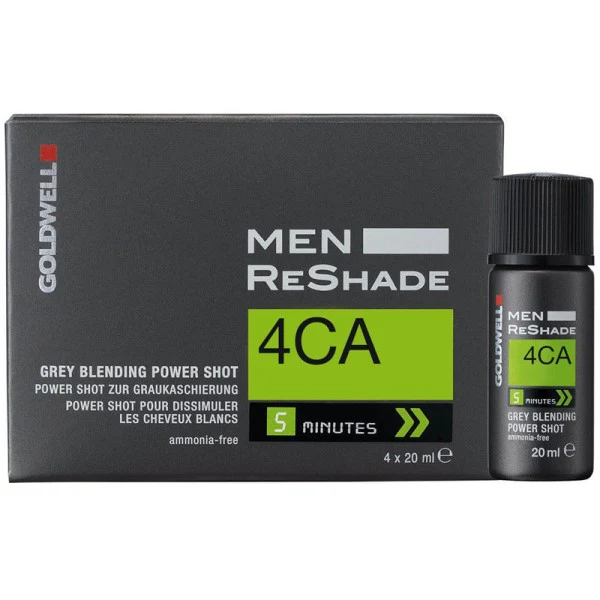 Goldwell Men Reshade 4CA 4 x Shots 20 ml - mittel-aschbraun - Image 4