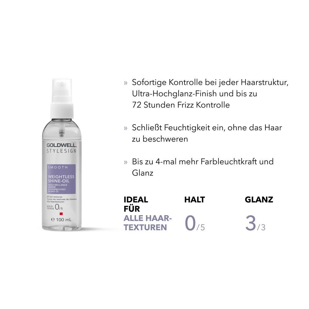 Goldwell StyleSign Weightless Shine Oil 100 ml - Image 3