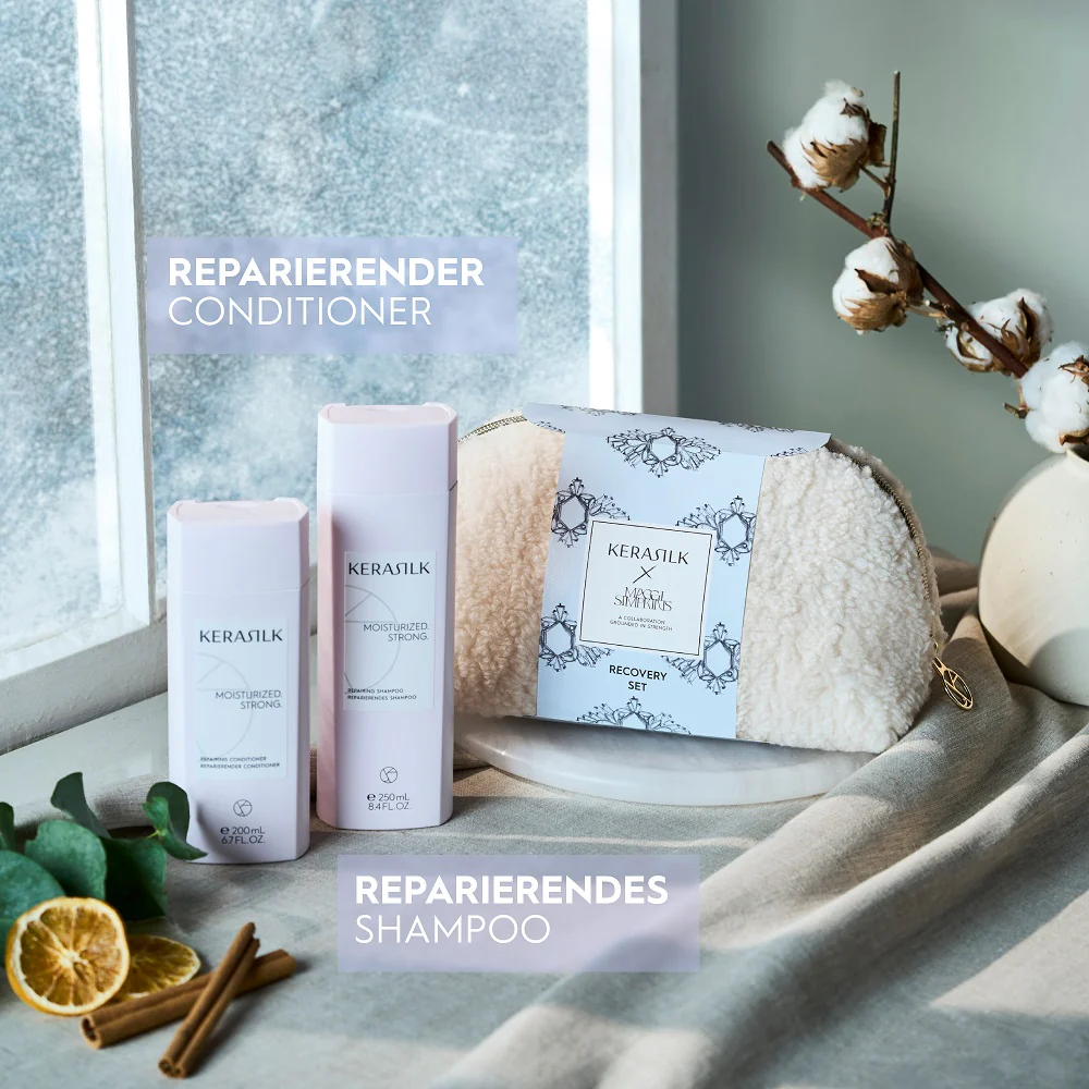 Kerasilk Recovery Geschenkset - Reparierendes Shampoo 250 ml + Conditioner 200 ml - Image 4