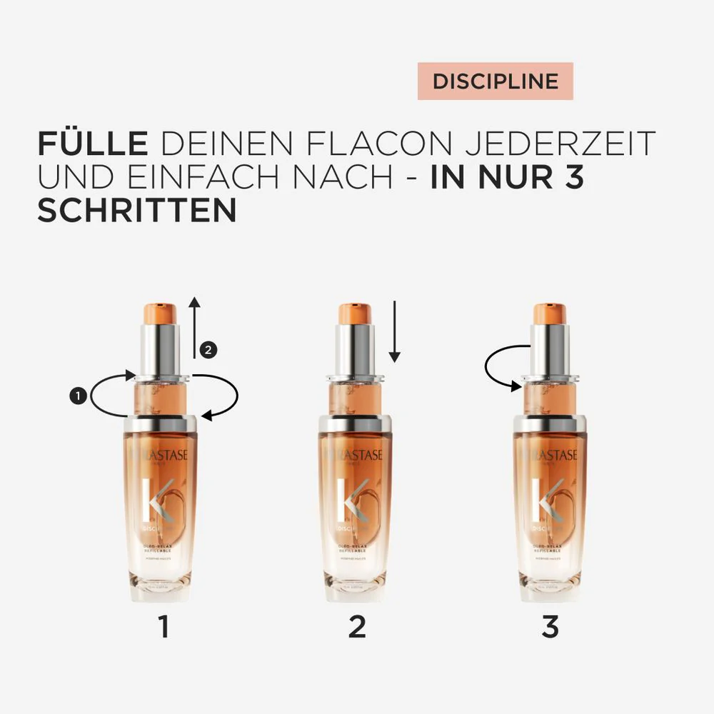 Kérastase Discipline Olea-Relax Full Pack 75ml - Refillable - Image 6