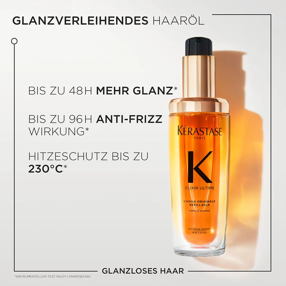 Kérastase Elixir Ultime L`Huile Original Refillable Full Pack 75 ml - Image 4
