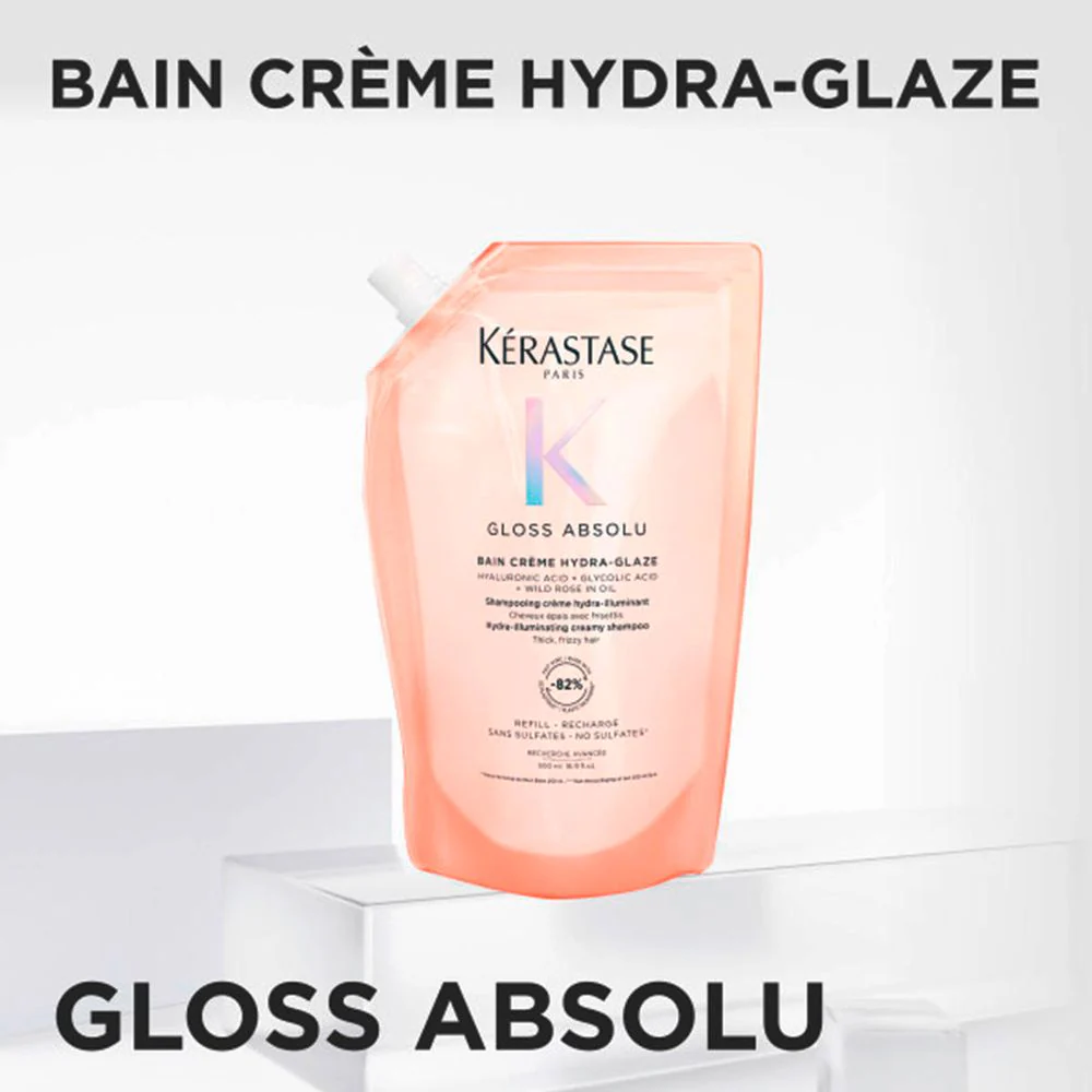 Kérastase Gloss Absolu Bain Crème Hydra-Glaze Nachfüllbeutel 500 ml - Image 3