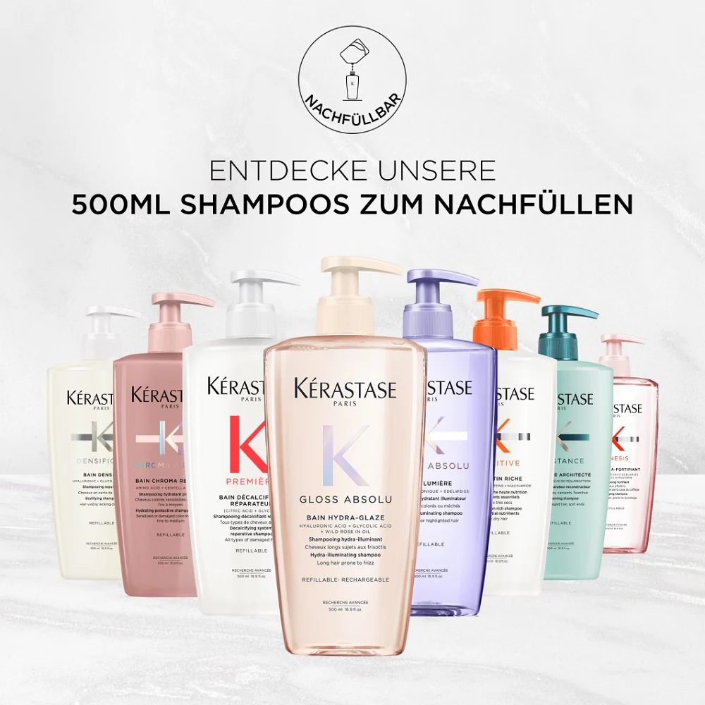 Kérastase Gloss Absolu Bain Hydra-Glaze Shampoo 500 ml - Image 3