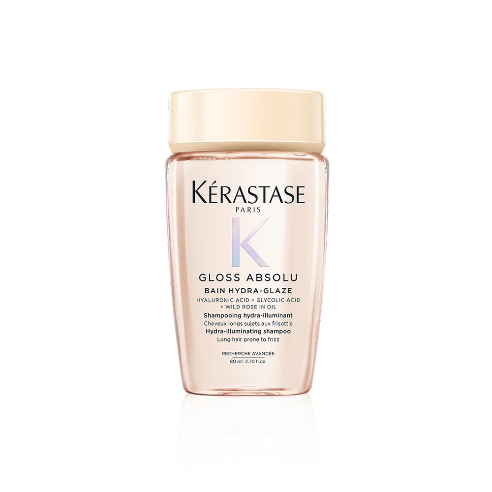 Kérastase Gloss Absolu Trio Oil Spring Set – Bain Hydra-Glaze 80 ml + Fondant 75 ml + Oil Glaze Drops 45 ml - Image 2