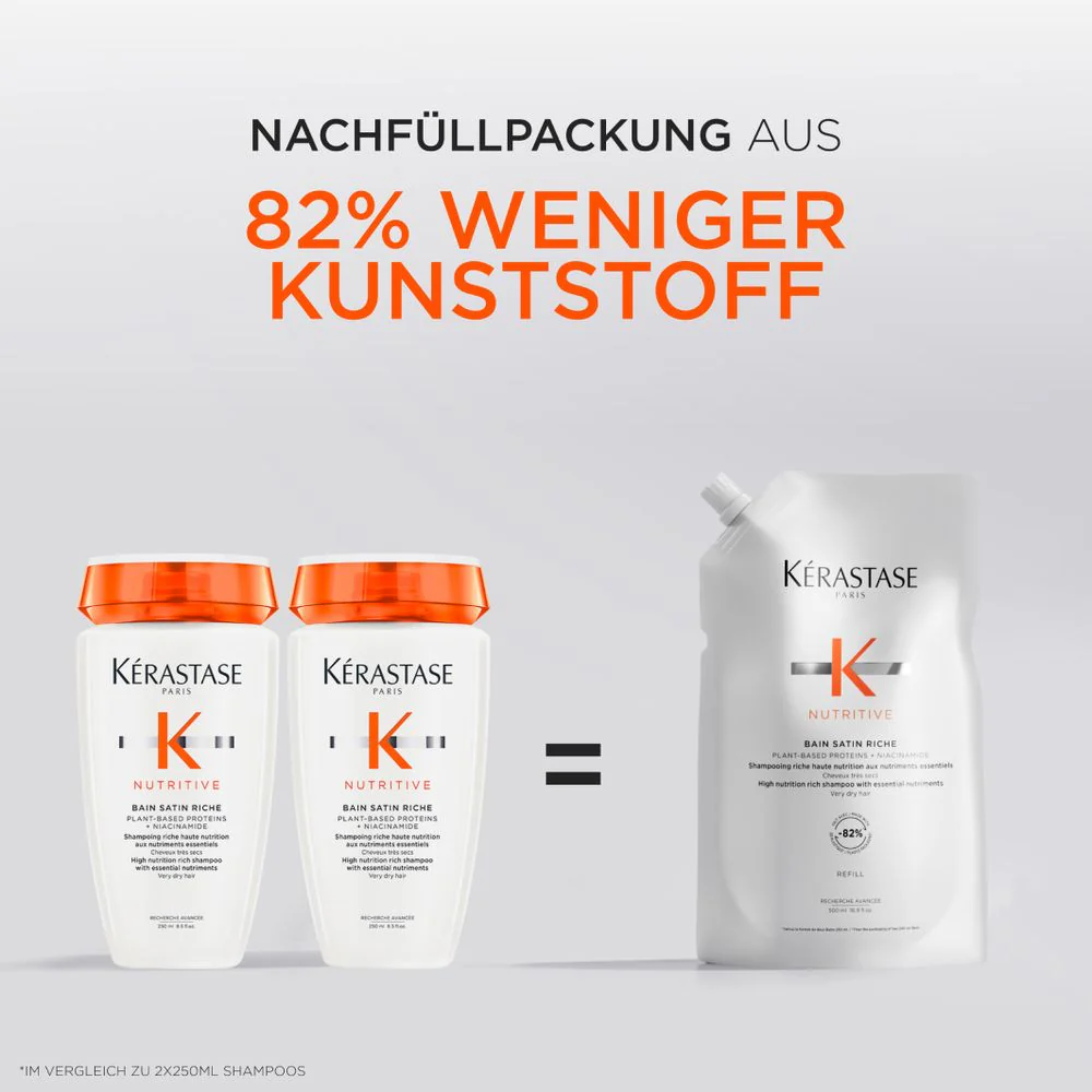 Kérastase Nutritive Bain Satin Riche Refill Pouch 500 ml - Image 3
