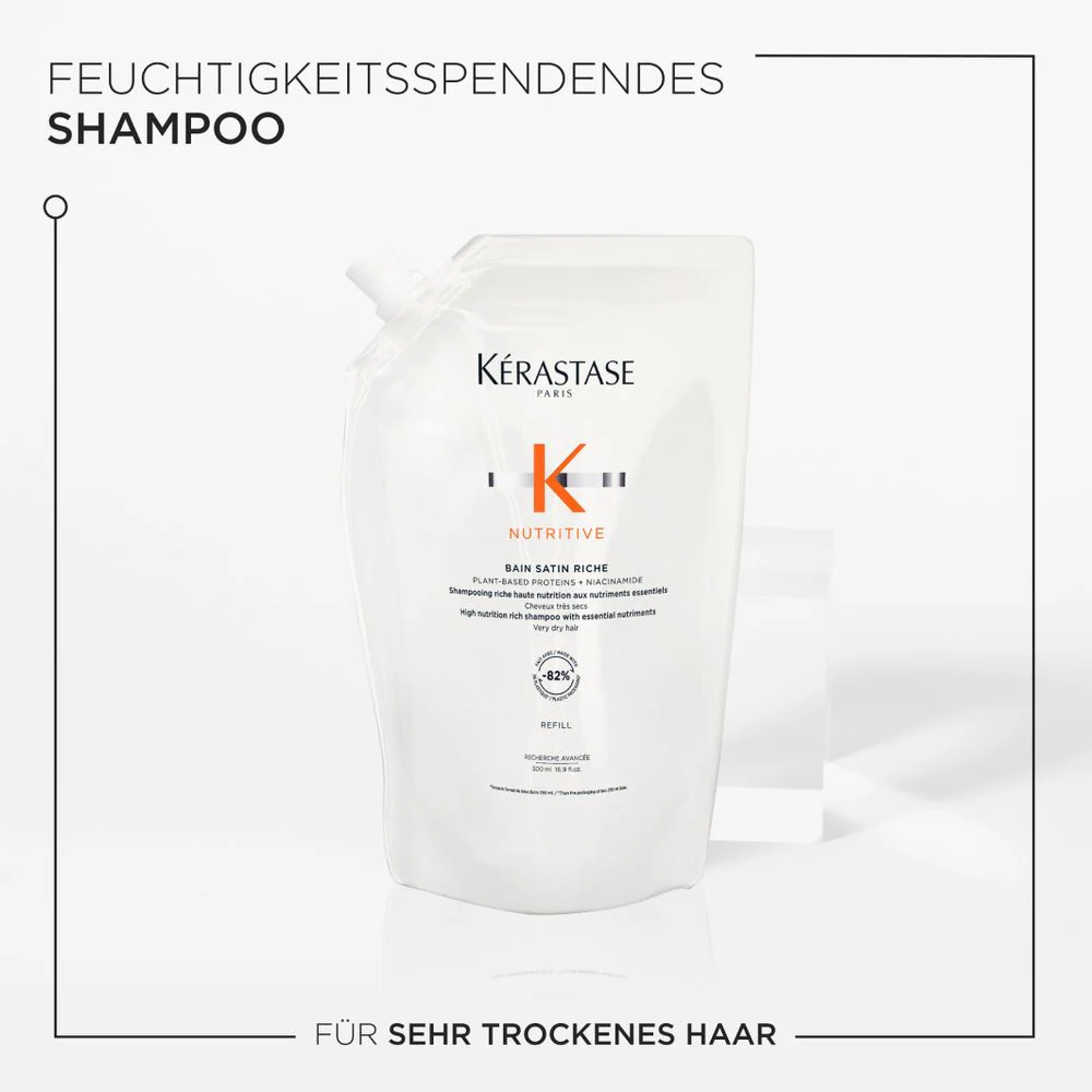 Kérastase Nutritive Bain Satin Riche Refill Pouch 500 ml - Image 4
