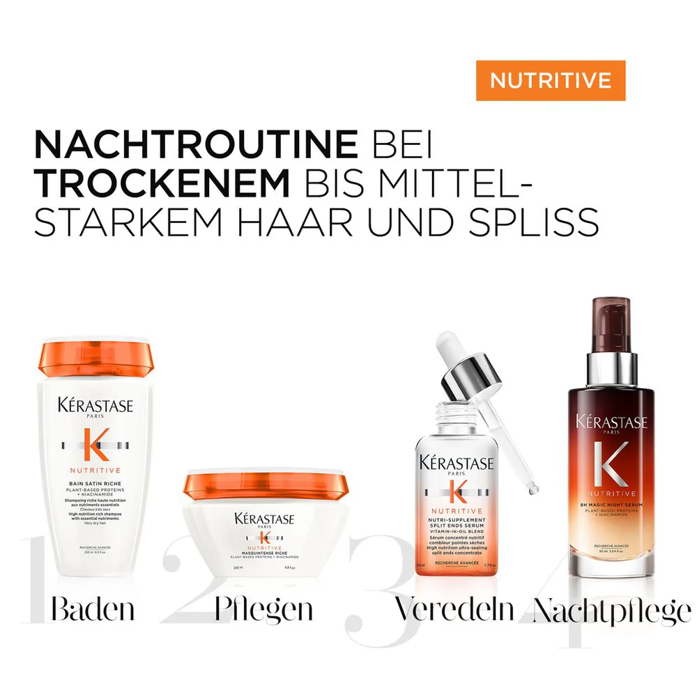 Kérastase Nutritive Set - Bain Satin Riche 250 ml + Masquintense Riche 200 ml + 8H Magic Night Serum 90 ml - Image 18