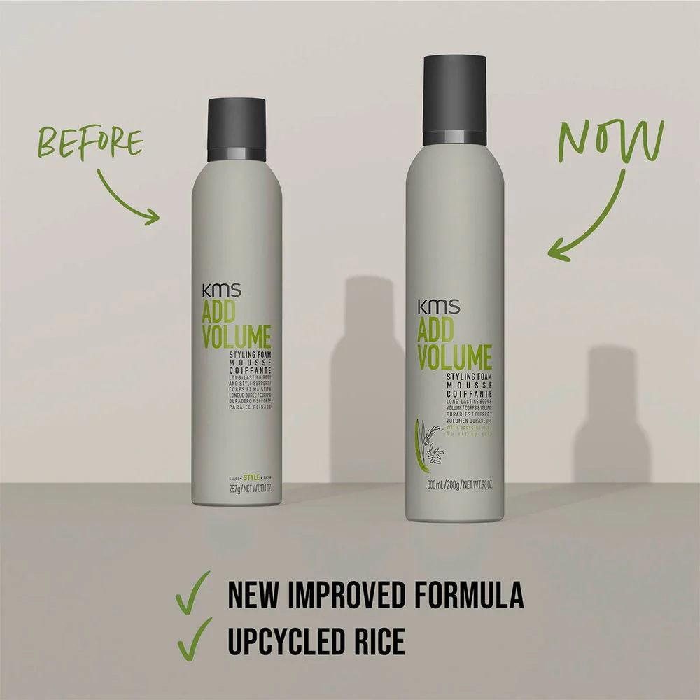 KMS AddVolume Styling Foam 300 ml - Image 3