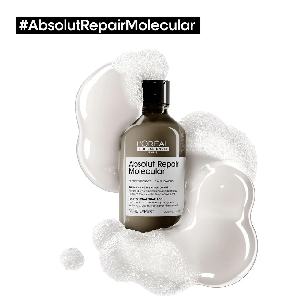 L'Oréal Professionnel Serie Expert Absolut Repair Molecular Shampoo 300 ml - Image 3