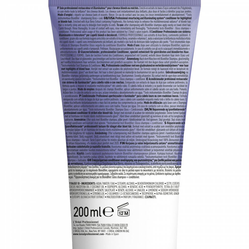 L'Oreal Professionnel Serie Expert Blondifier Conditioner 200 ml - Image 5