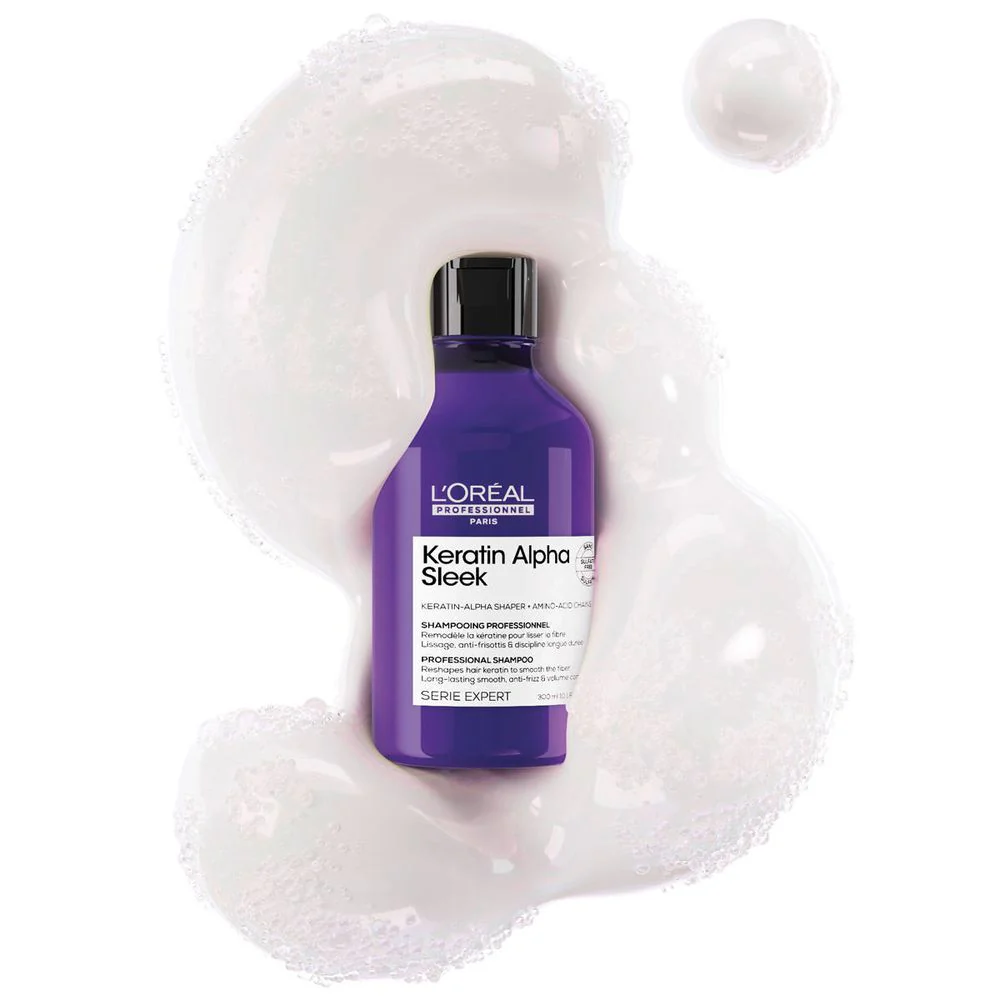 L'Oréal Professionnel Serie Expert Keratin Alpha Sleek Shampoo 300 ml - Image 2