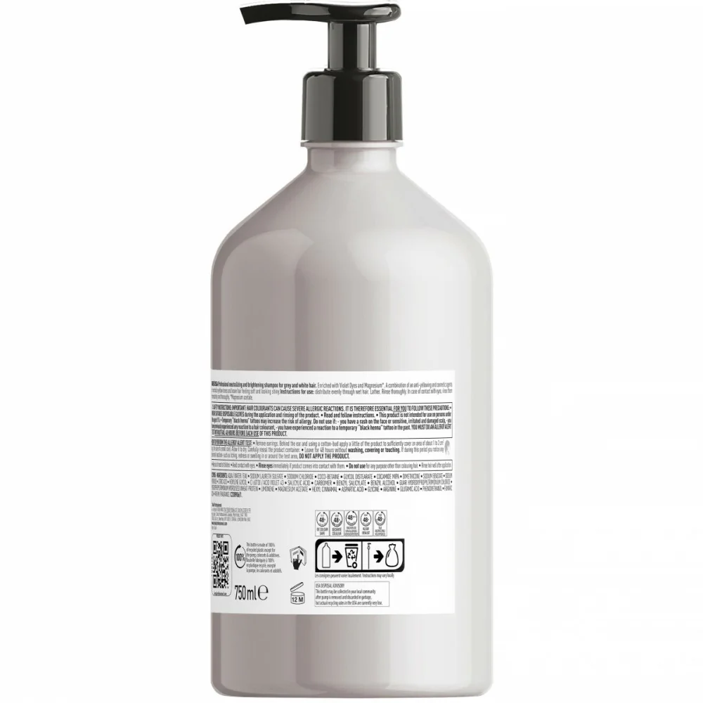 L'Oreal Professionnel Serie Expert Silver Shampoo 500 ml - Image 2