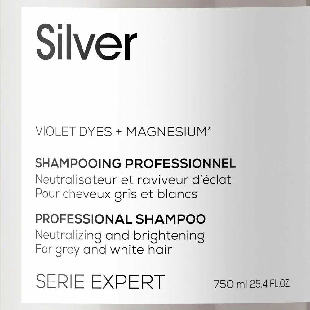 L'Oréal Professionnel Serie Expert Silver Shampoo Refill 500 ml - Image 4