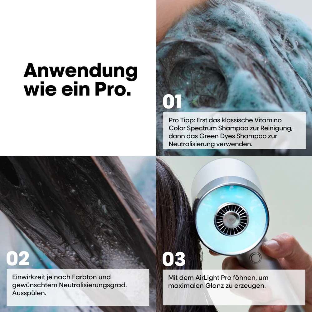 L'Oréal Professionnel Serie Expert Vitamino Color Spectrum Green Dyes Neutralizing Shampoo 300 ml - Image 5