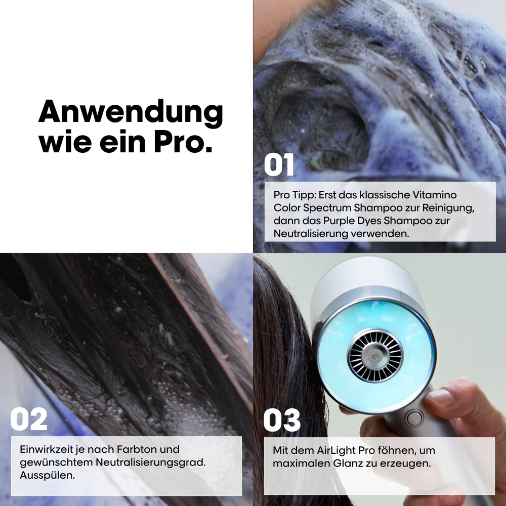 L'Oréal Professionnel Serie Expert Vitamino Color Spectrum Purple Dyes Neutralizing Shampoo 300 ml - Blondes Haar - Image 5