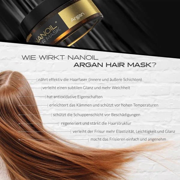 Nanoil Argan Hair Mask 300 ml - Image 4