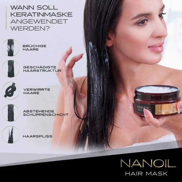 Nanoil Keratin Hair Mask 300 ml - Image 6