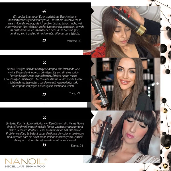 Nanoil Keratin Micellar Shampoo 300 ml - Image 5