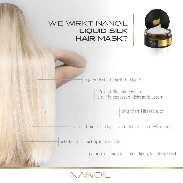 Nanoil Liquid Silk Hair Mask 300 ml - Image 5