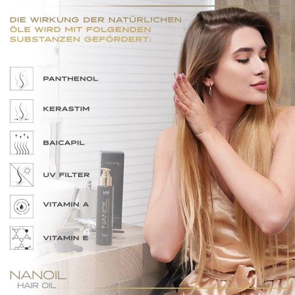 Nanoil Low Porosity 100 ml - Hair Oil - Image 4
