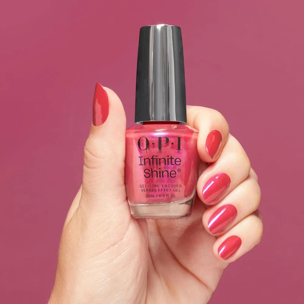 OPI Infinite Shine 15 ml - ISLM23 - Strawberry Margarita - Image 7