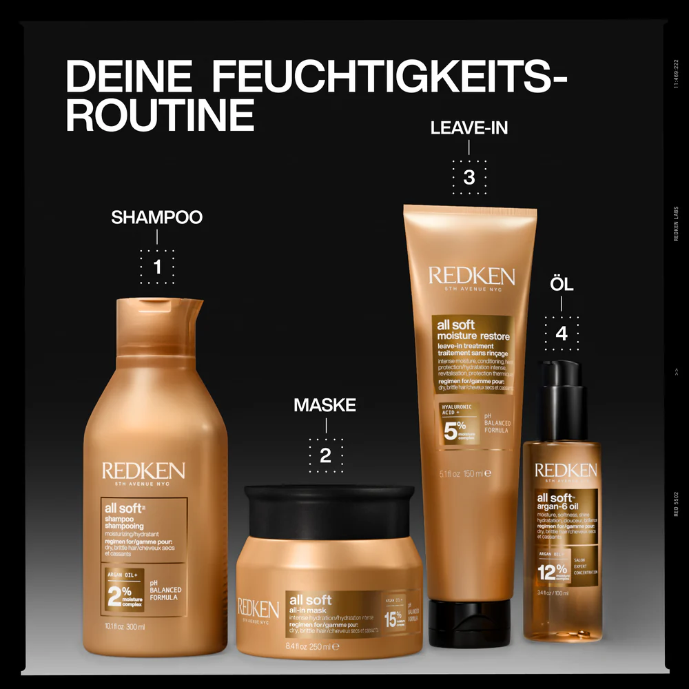 Redken All Soft All-In Mask mit Argan 100 ml - Image 3