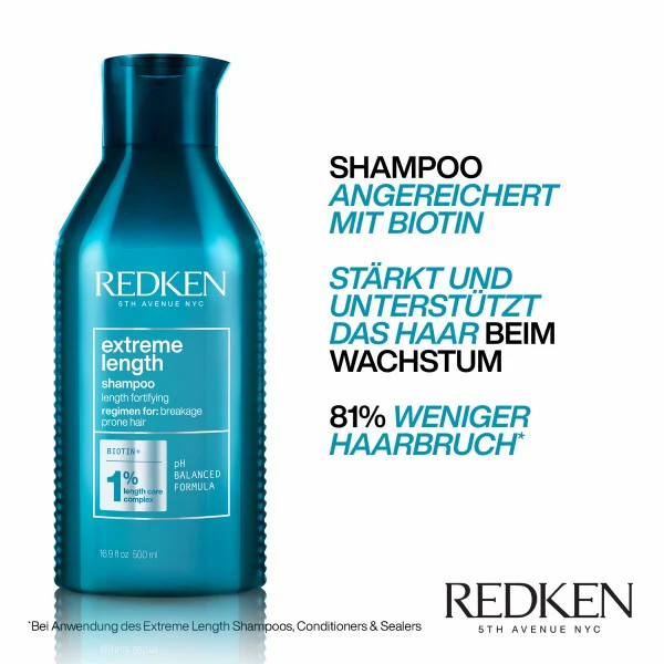 Redken Extreme Length Shampoo 300 ml - Image 2