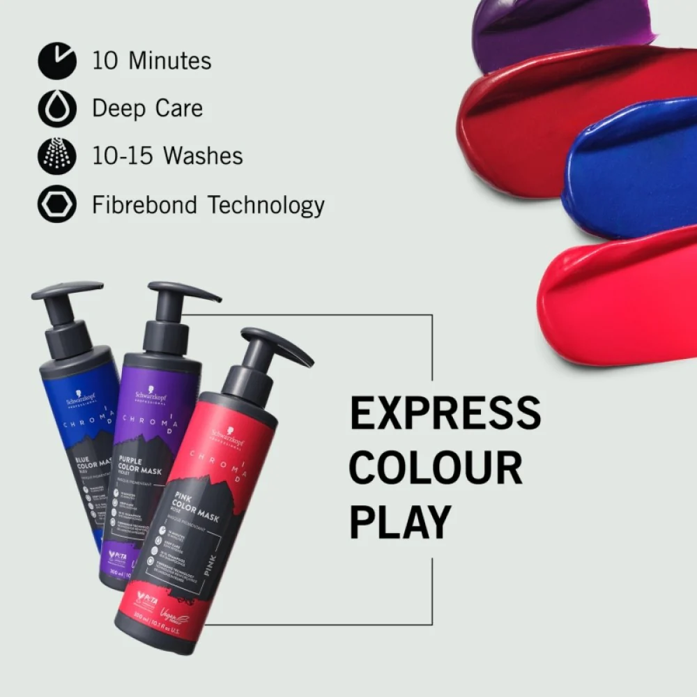 Schwarzkopf Professional Chroma ID Color Mask Purple 300 ml - Image 3
