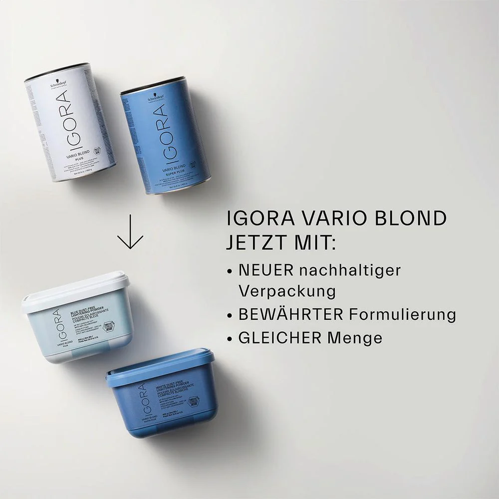 Schwarzkopf Professional Igora Vario Blond Plus Powder Lightener 450 g - Neu - Image 5