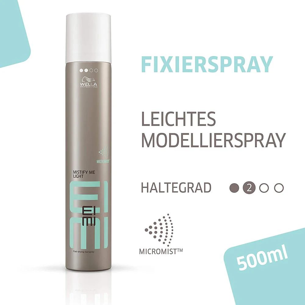 Wella EIMI Mistify Me Light 500ml - sofortiger mittlerer Halt - Image 2