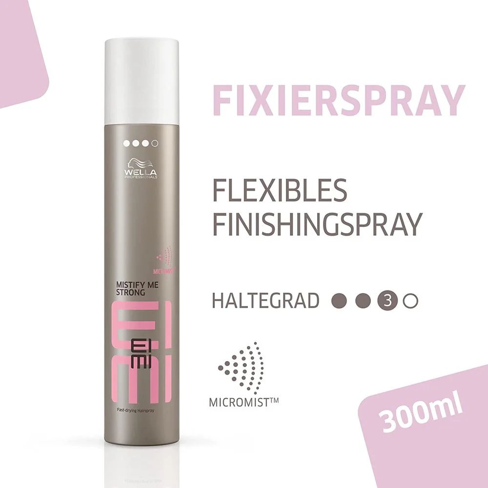 Wella EIMI Mistify Me Strong 300ml - sofortiger starker Halt - Image 2