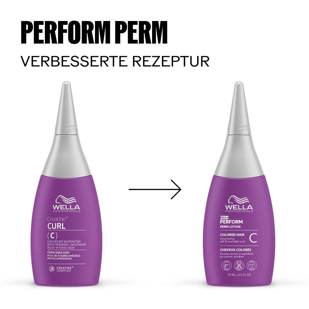 Wella Professionals Pro+ Perform Perm Lotion C 75 ml - für coloriertes Haar - Image 2