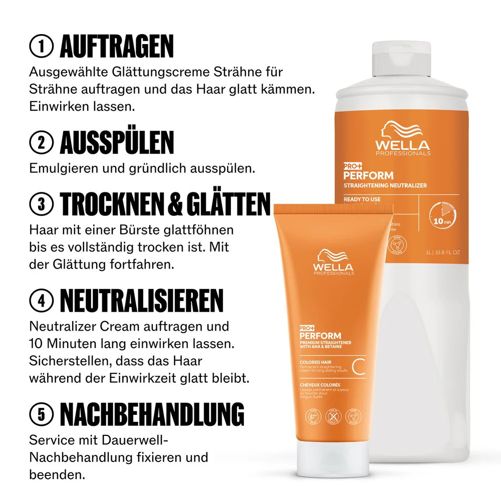 Wella Professionals Pro+ Perform Straightener C 200 ml - für coloriertes Haar - Image 5